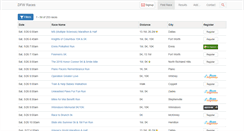 Desktop Screenshot of dfwraces.com