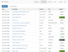 Tablet Screenshot of dfwraces.com